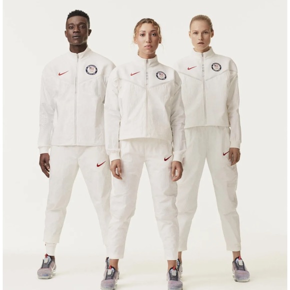 Nike Pants - Nike Women's Team USA Medal Stand Pants in White, Size: Large| CK4620-100